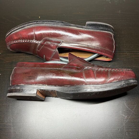 G.H. Bass & Co. Weejuns 731 Heritage Mens 12D Wine Penny Loafers main image 5